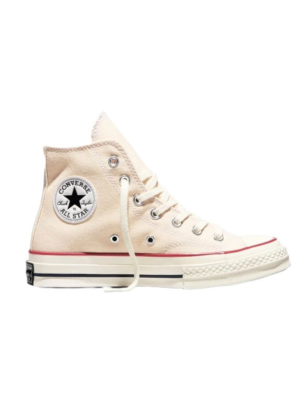 CONVERSE CHUCK 70 HI SNEAKERS SHOES HIGH TOPS PARCHMENT CREAM 7.5 WOMENS